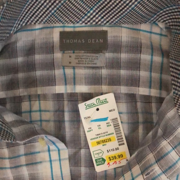 Thomas Dean long-sleeve button up shirt - Picture 2 of 2